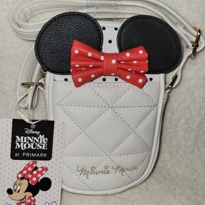 NWT Primark Minnie Mouse Quilted Crossbody Bag